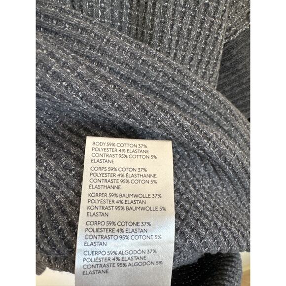 Free People Callisto Pierced Henley Oversized Top in Gray - Small - Picture 4 of 8